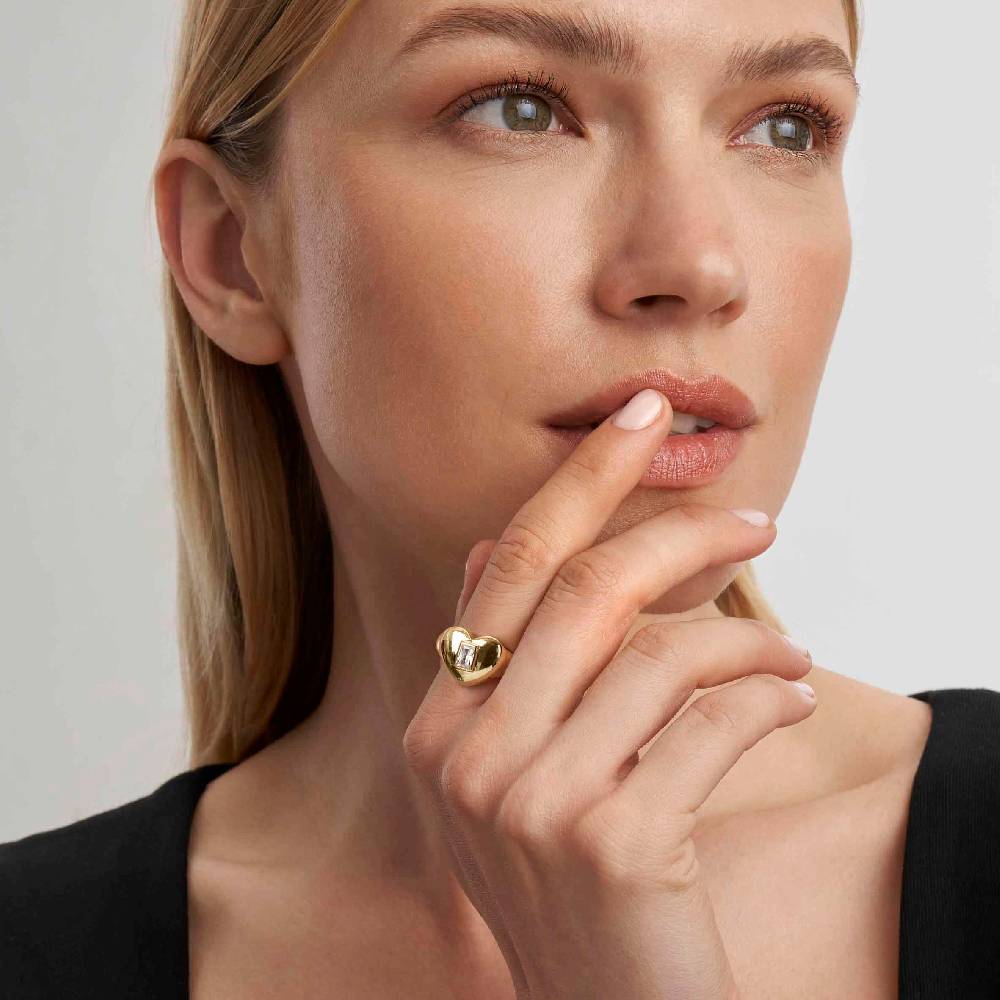 Nomination Anello Domina in Oro con Cuore Qualità