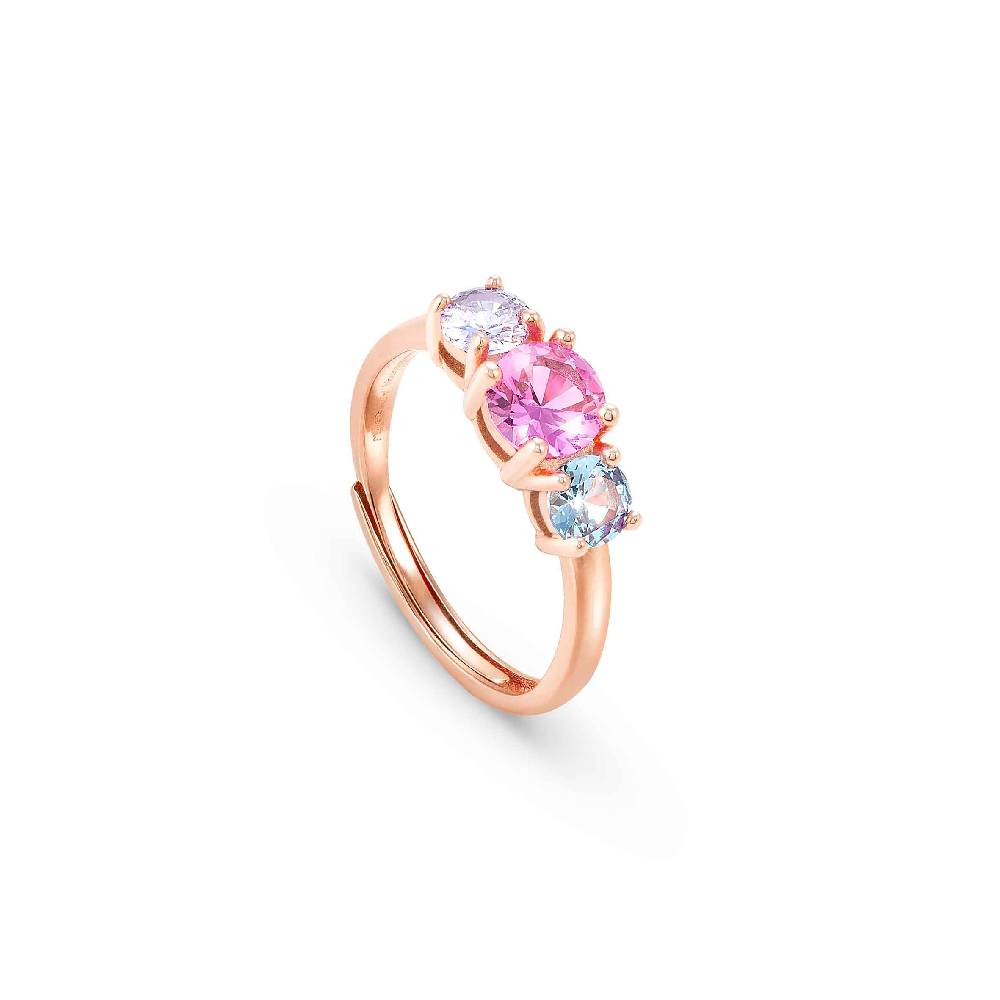 Nomination Anello Colour Wave con 3 Pietre colorate Affare Del Giorno