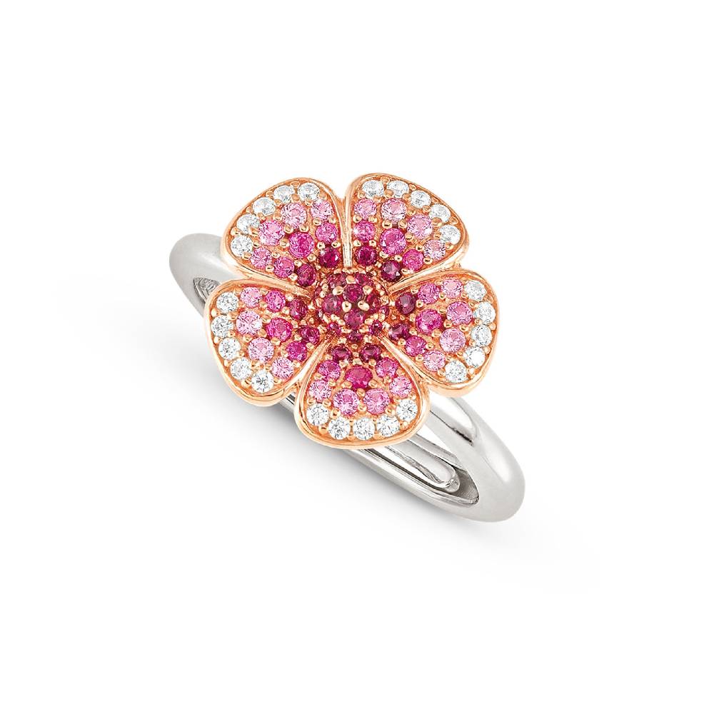 Nomination Anello Crysalis fiore con Cubic Zirconia Sottocosto