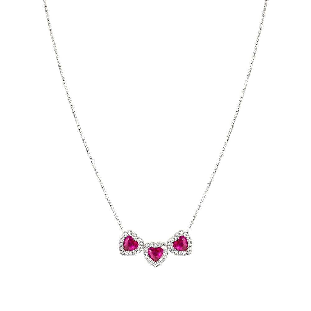 Nomination Collana All My Love con 3 Cuori e Zirconi Italy