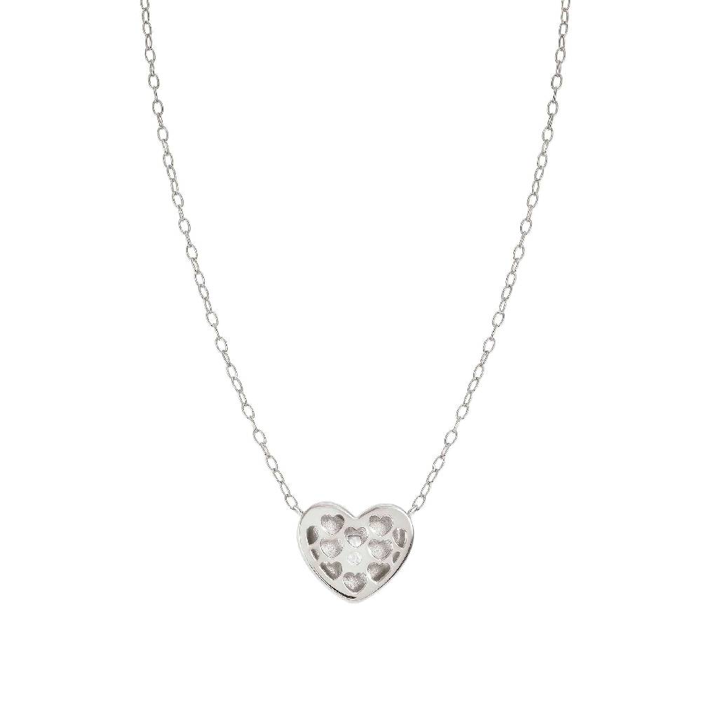 Nomination Collana Domina con Simbolo cuore e Zirconi Spedizione Gratuita