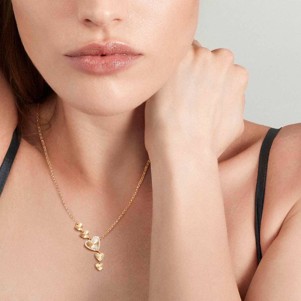 Nomination Collana TrueJoy con Cuori diamantati Pezzi Unici