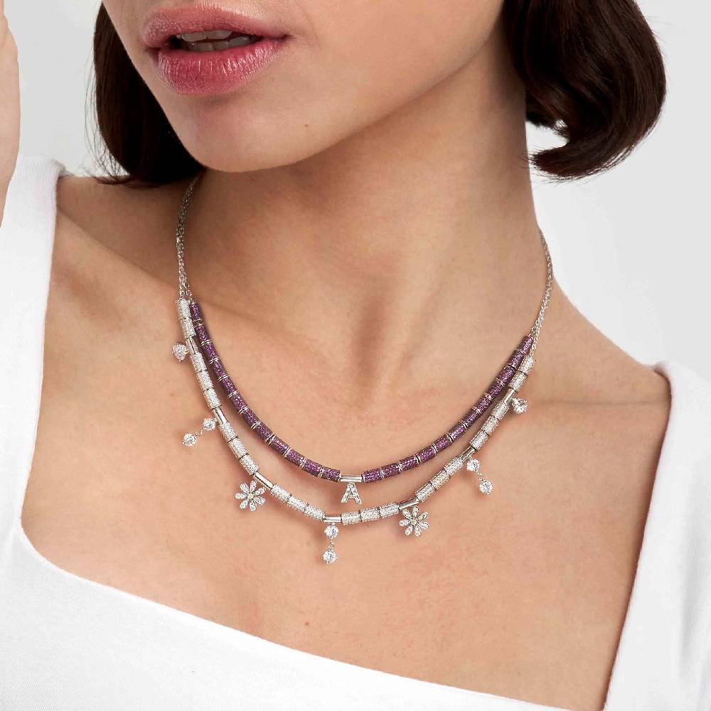 Nomination Collana SEIMIA con pendente a forma di cuore in madreperla Qualità Garantita