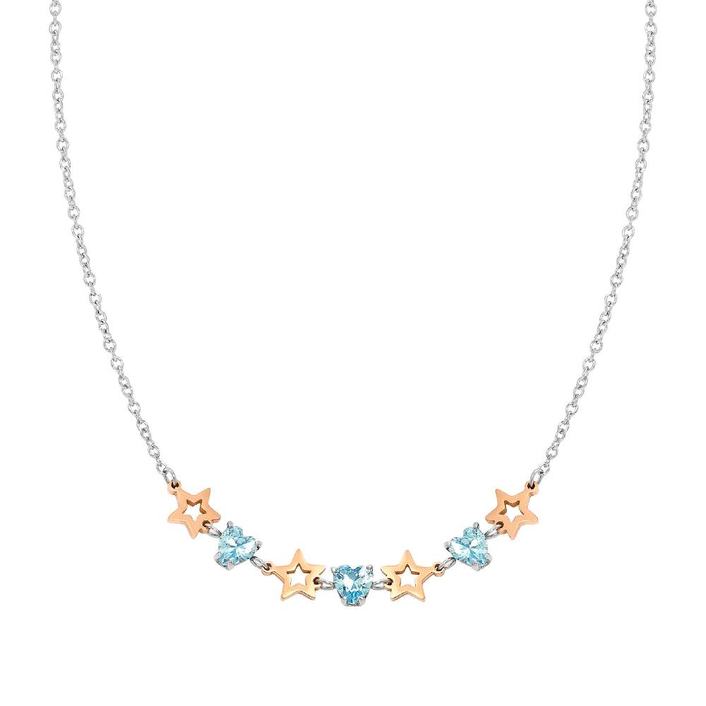 Nomination Collana Principessina pietre celesti e stelle Novità