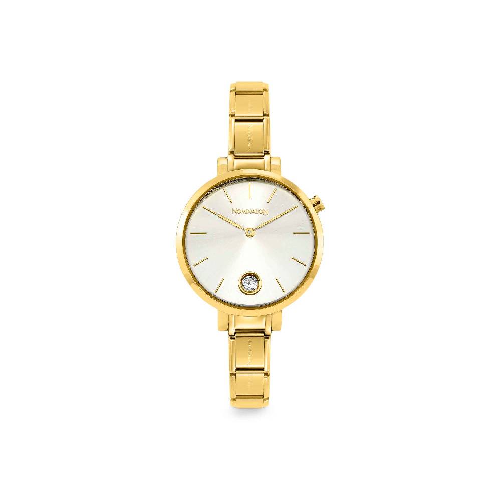 Nomination OROLOGIO COMPOSABLE ORO GIALLO CON ZIRCONE I Più Venduti