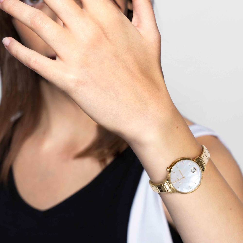 Nomination OROLOGIO COMPOSABLE ORO GIALLO CON ZIRCONE I Più Venduti