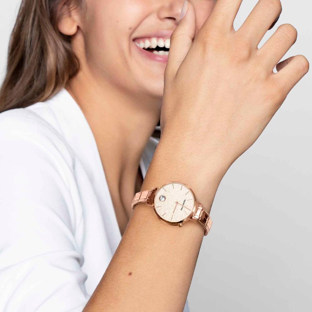 Nomination Orologio Composable Glitter Oro rosa e Zircone Negozio