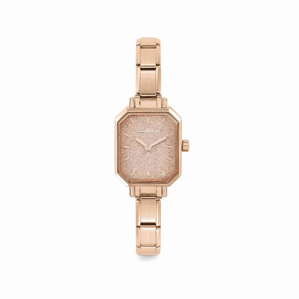 Nomination Orologio Composable con quadrante Glitter oro Rosa Consegna Veloce