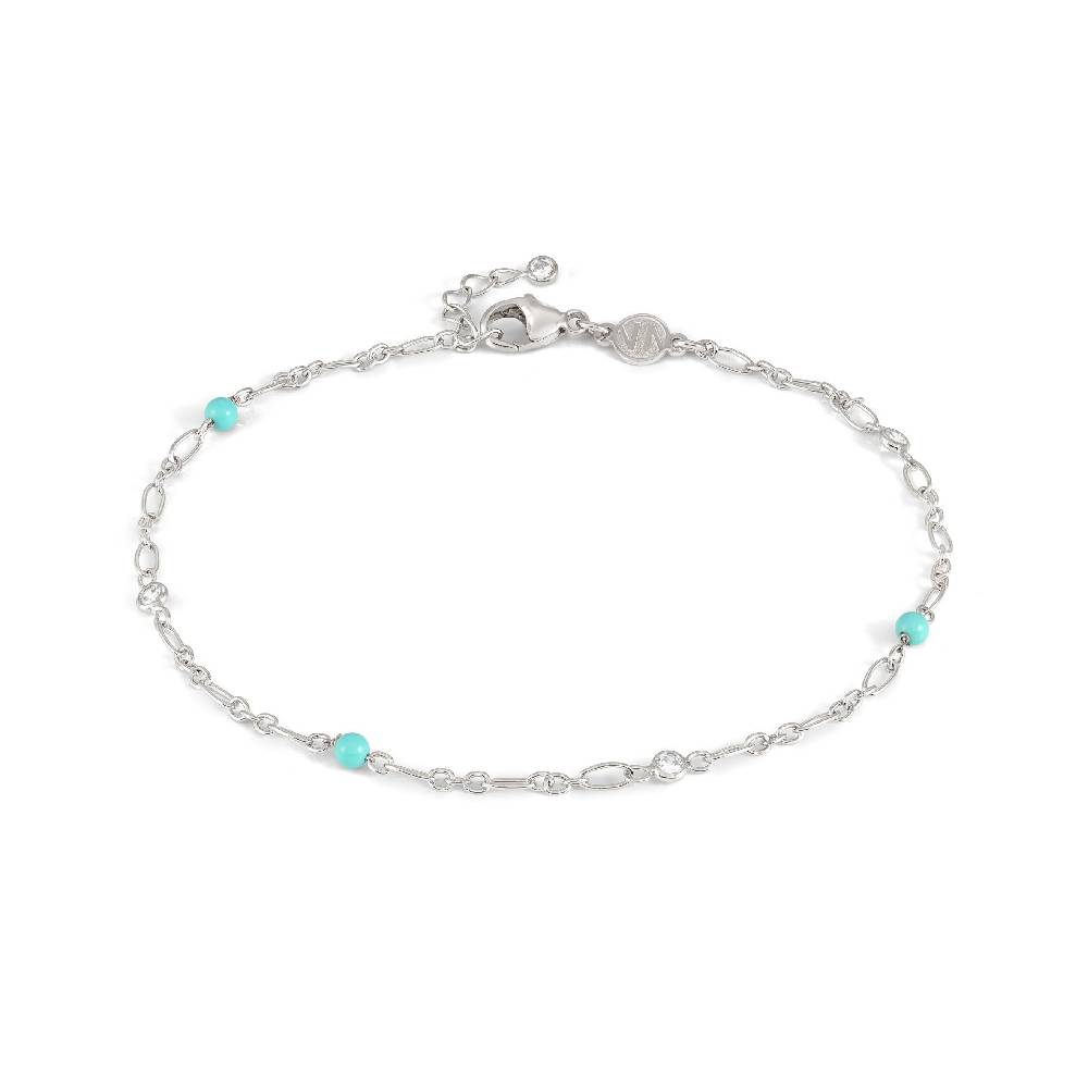 Nomination Cavigliera Anklets in Argento e Pietre Turchesi Shopping Online
