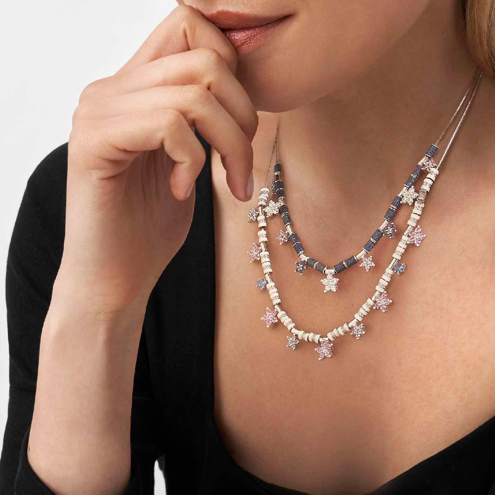 Nomination Ciondolo SeiMia fiore grande con Turchese e CZ bianco Affare Del Giorno