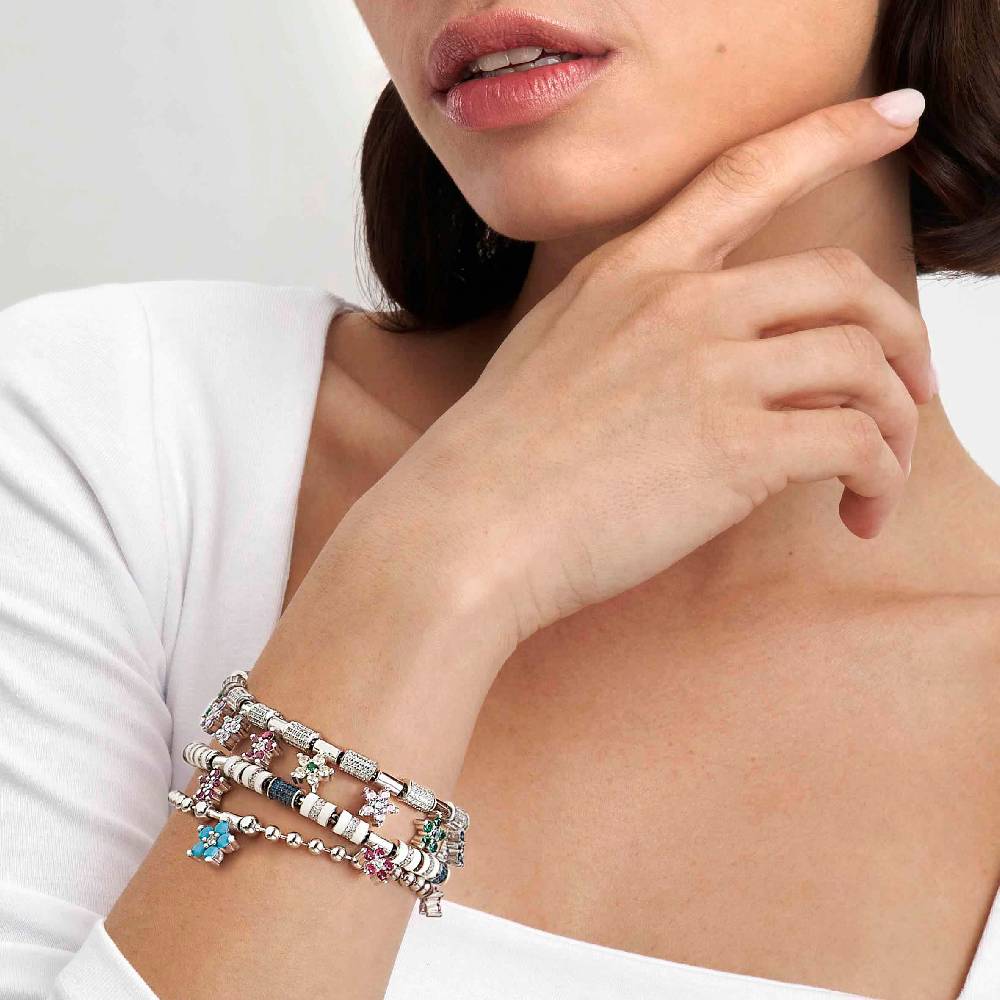 Nomination Ciondolo SeiMia fiore grande con Opale e CZ bianco Sconto