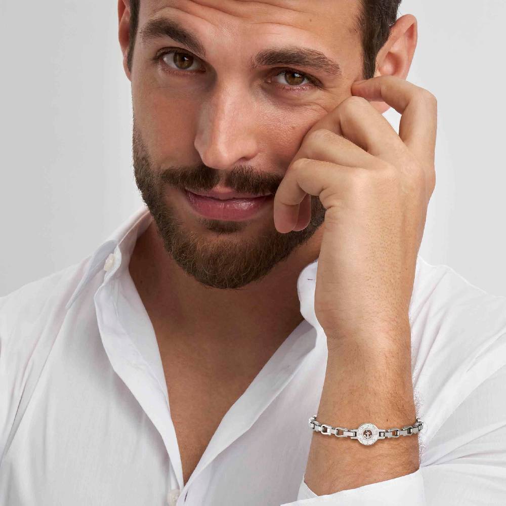 Nomination Bracciale Manvision con simbolo ancora centrale Shopping Online