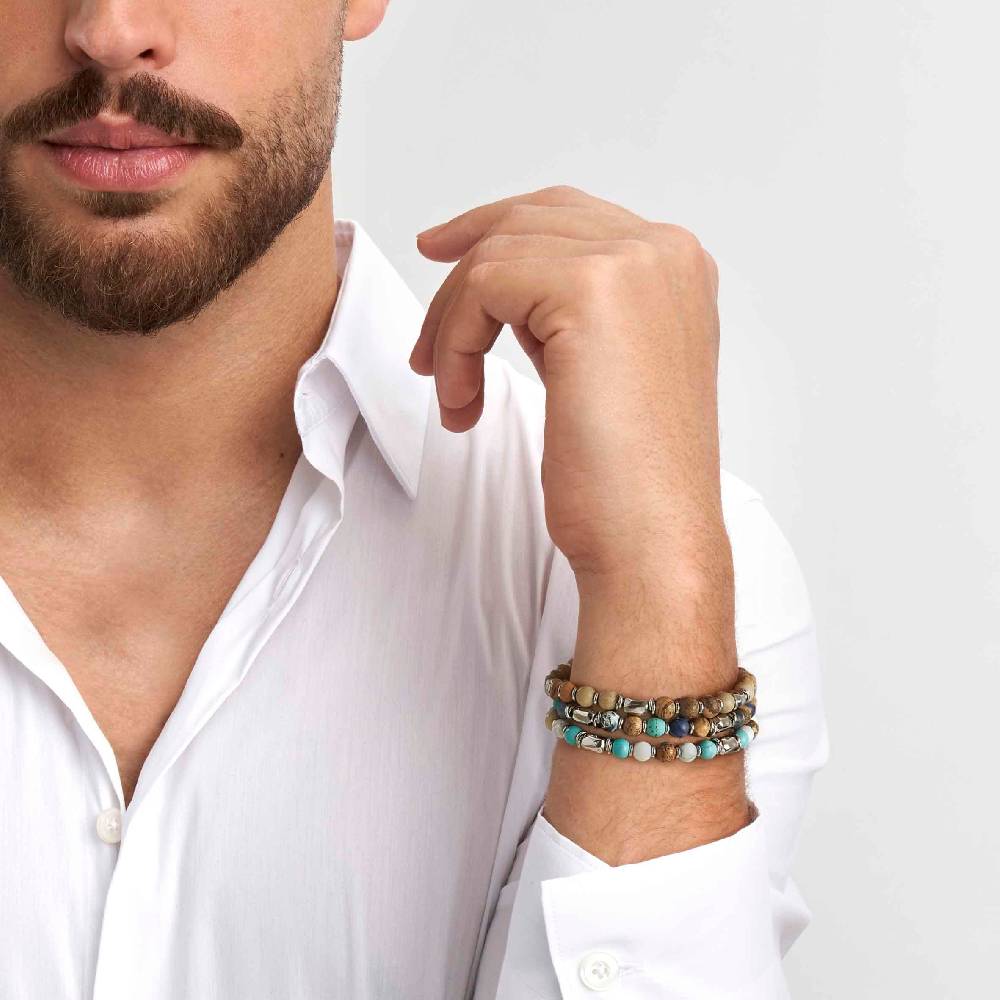 Nomination Bracciale Instinctstyle stones Edition mix pietre azzurro bianco Online