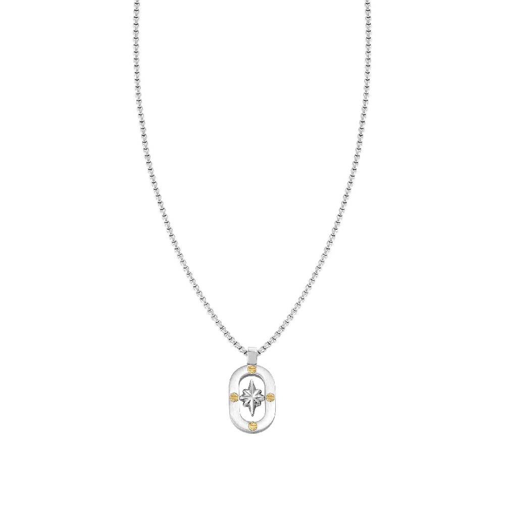 Nomination Collana ManVision Rosa dei venti in Acciaio Promozione Limitata