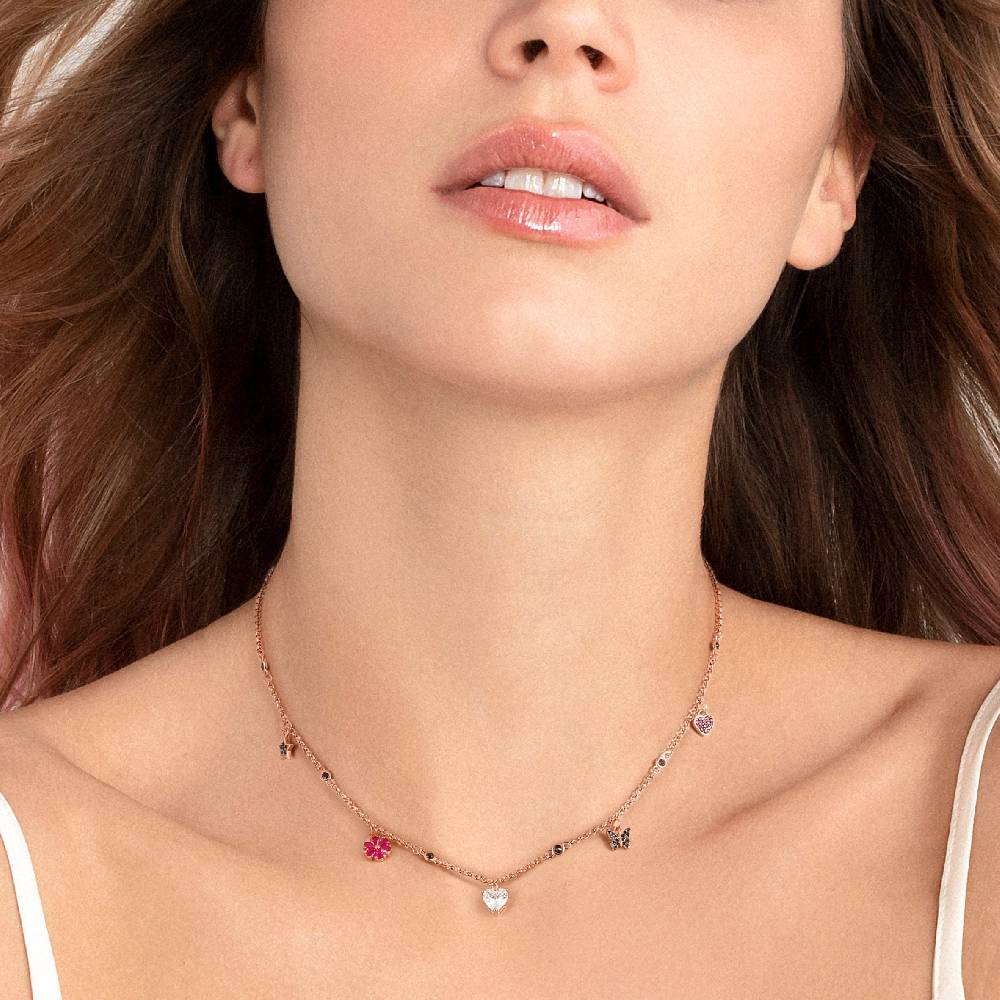 Nomination Collana Sweetrock Nature Oro Rosa con pendenti Fino Al -60%