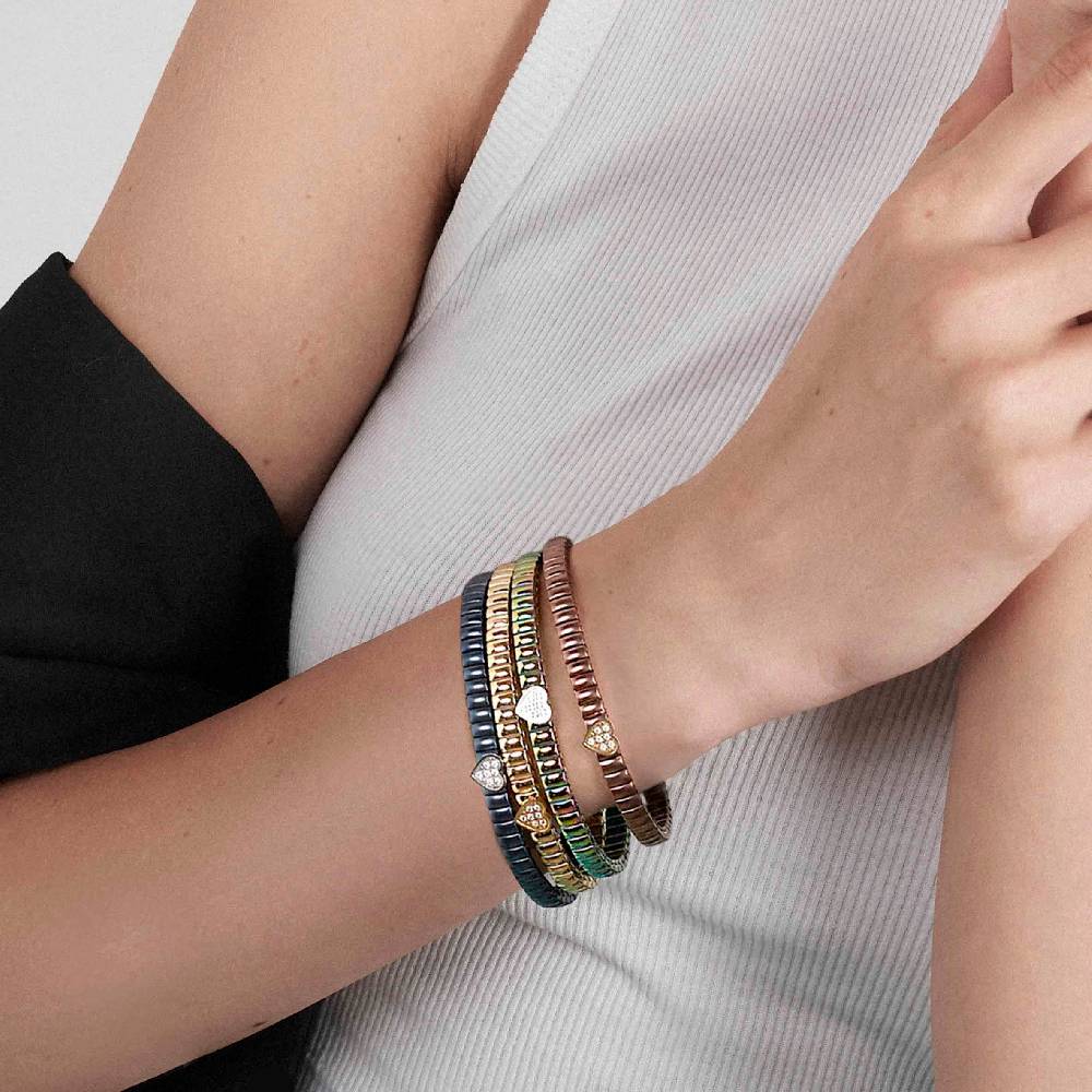 Nomination Bracciale Extension con base colorate e Cuore Shopping Online
