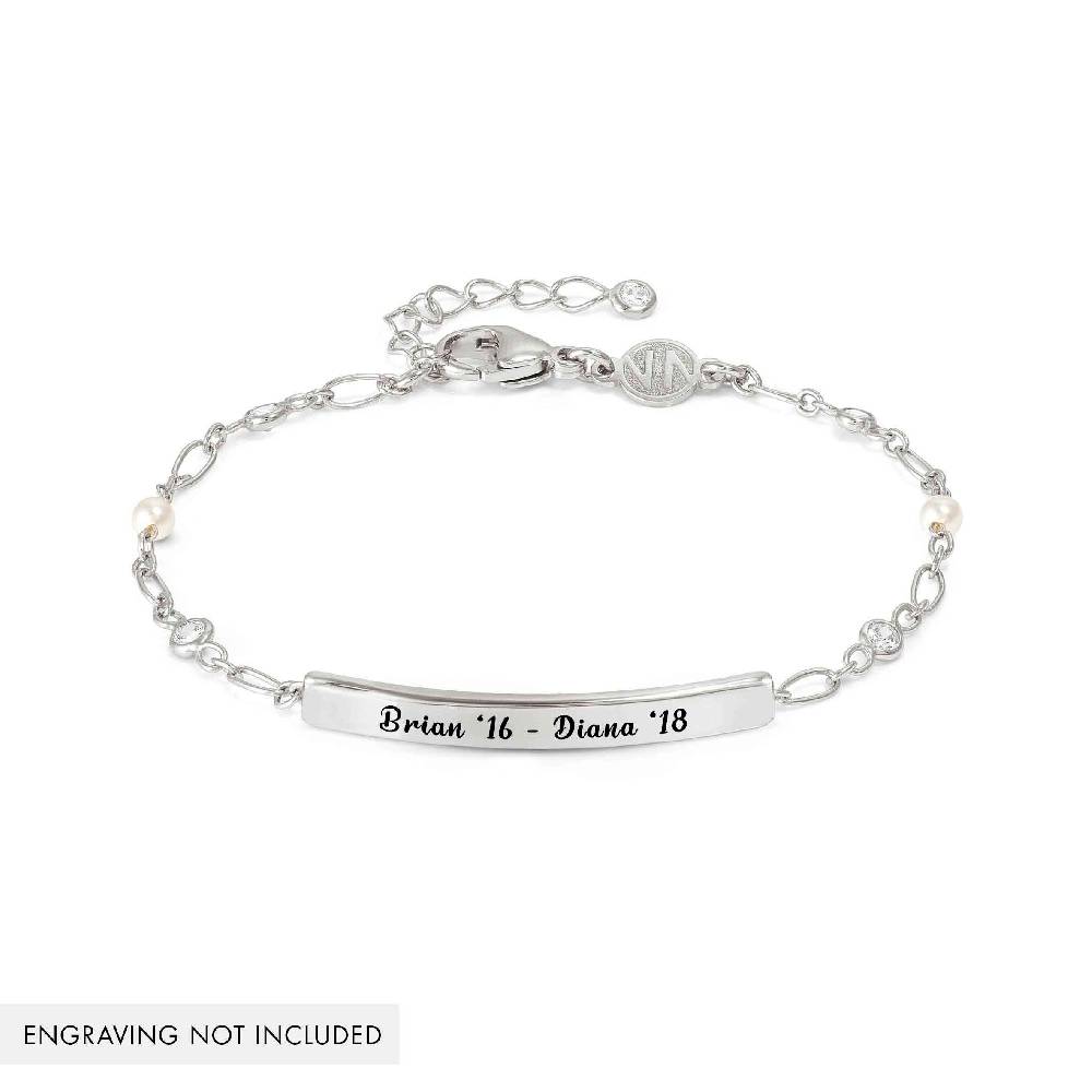 Nomination Bracciale Messaggi d'amore con Placca e Zirconi tondi Novità