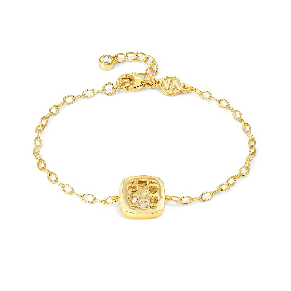 Nomination Bracciale Domina oro con simbolo quadrato 2025
