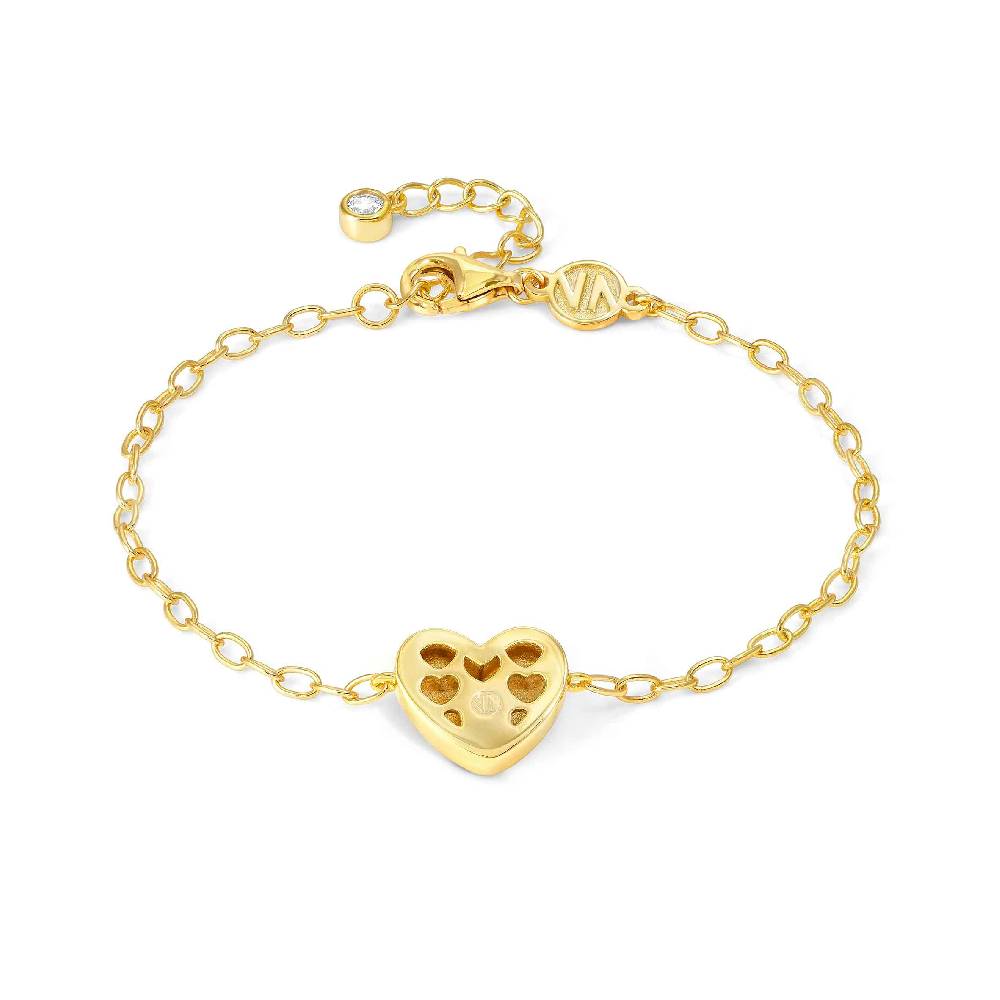 Nomination Bracciale Domina oro con simbolo cuore In Linea