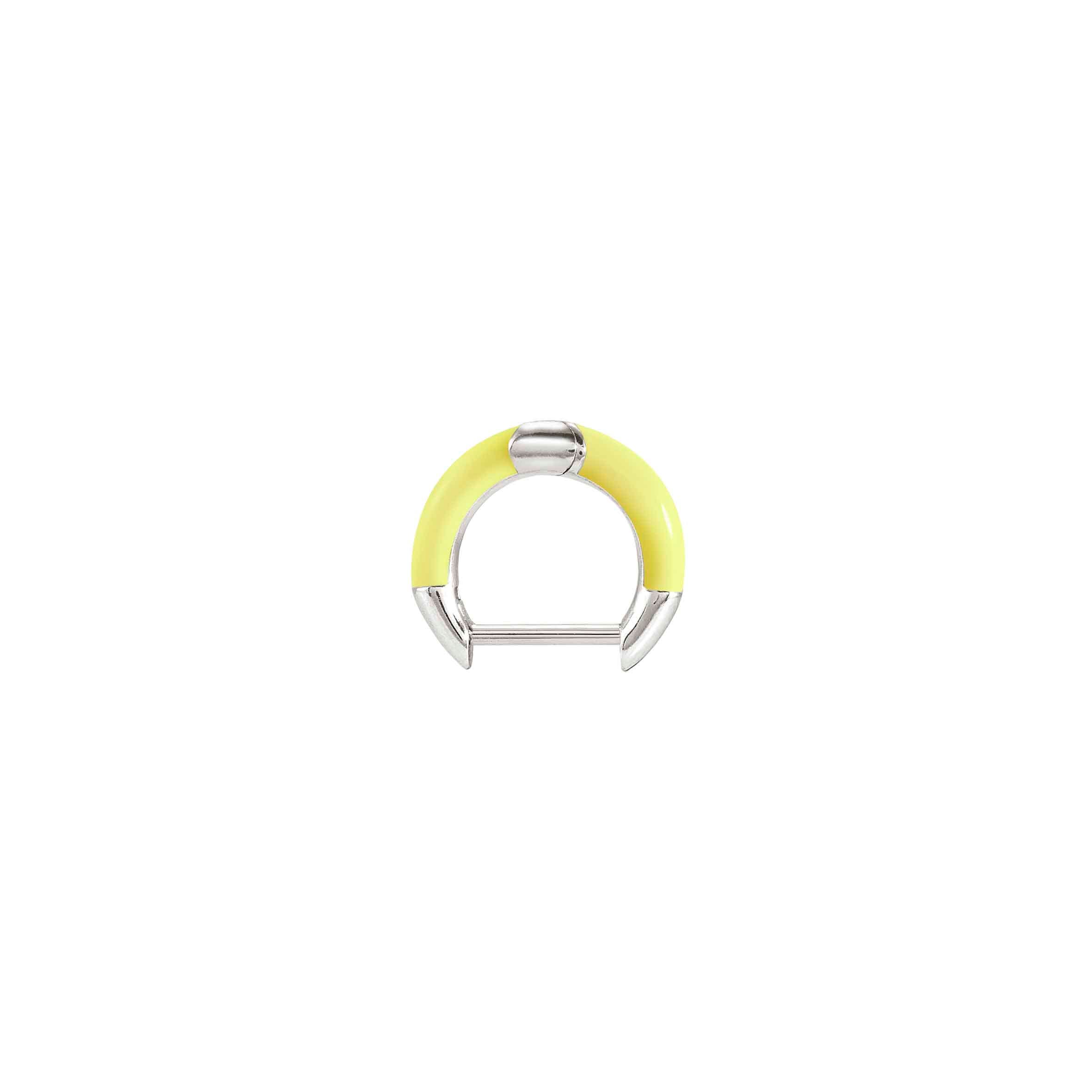 Nomination Orecchino SeiMia in Argento e Smalto Giallo Shopping Online