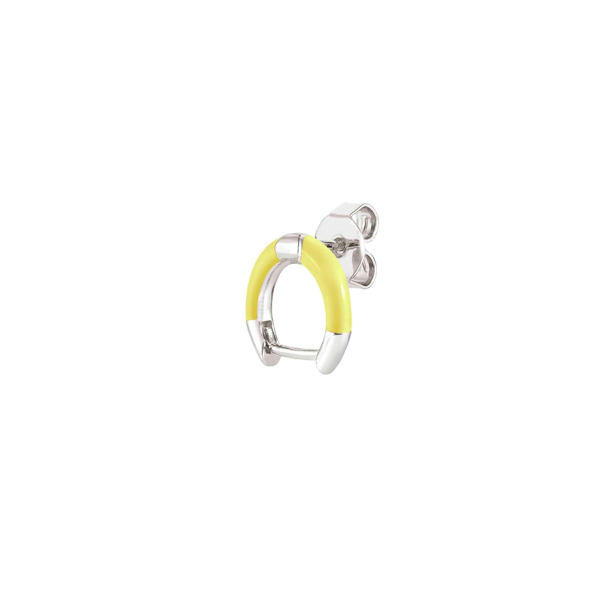 Nomination Orecchino SeiMia in Argento e Smalto Giallo Shopping Online