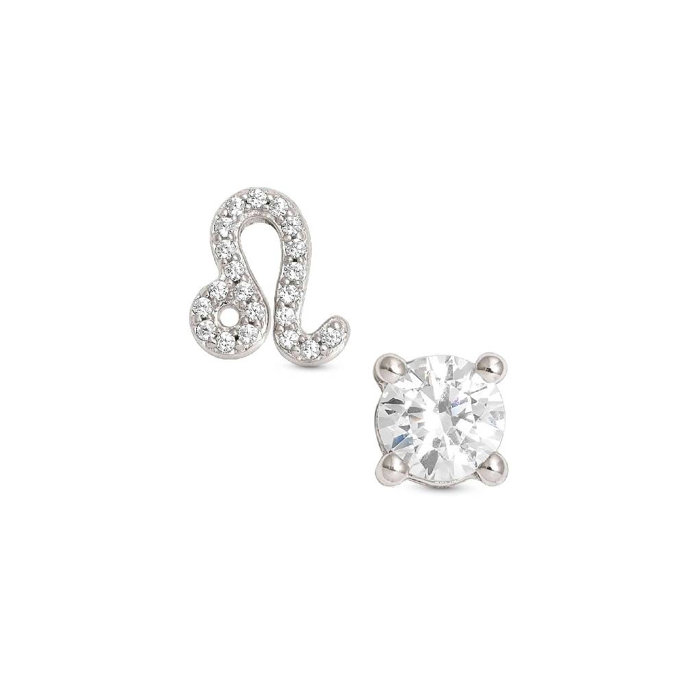 Nomination Orecchini MYZODIAC Leone in argento e zircone Economico