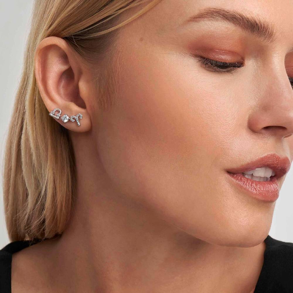 Nomination Orecchini MYZODIAC Cancro in argento e zircone Online