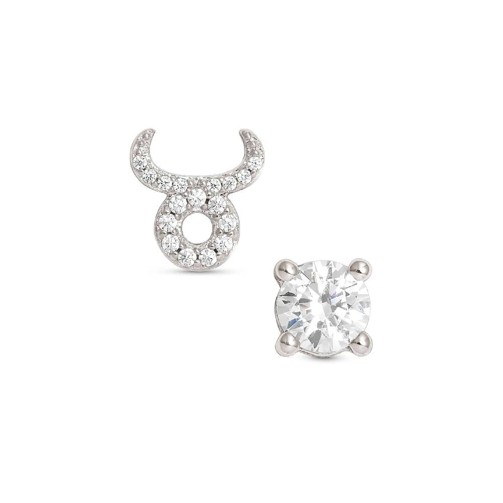 Nomination Orecchini MYZODIAC Toro in argento e zircone Outlet