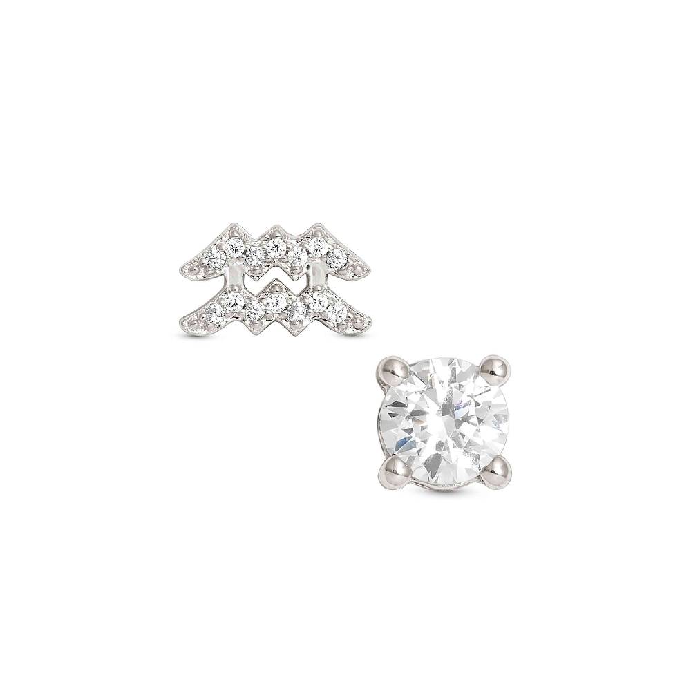 Nomination Orecchini MYZODIAC Acquario in argento e zircone Saldi
