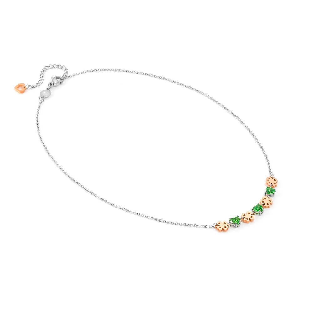 Nomination Collana Principessina pietre verdi e quadrifogli Vendite stagionali