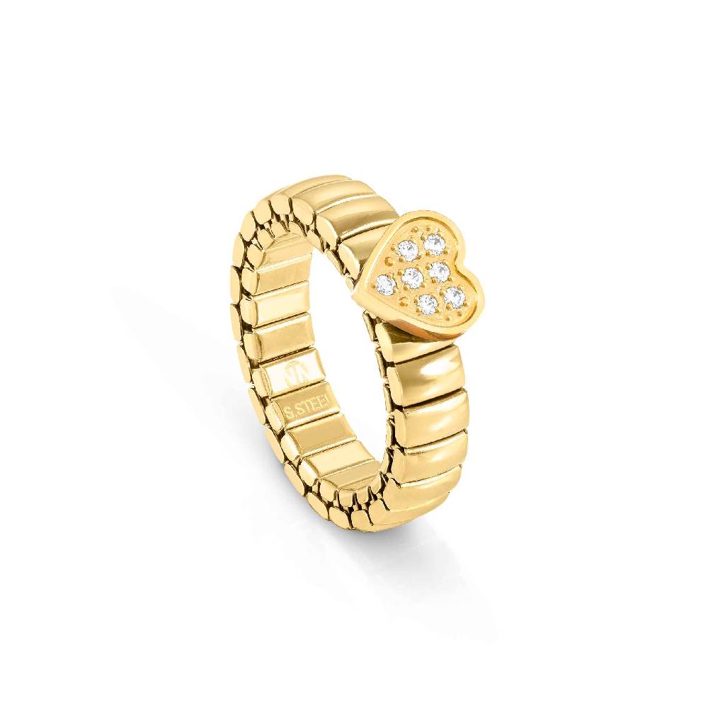 Nomination Anello Extension con base colorate e Cuore