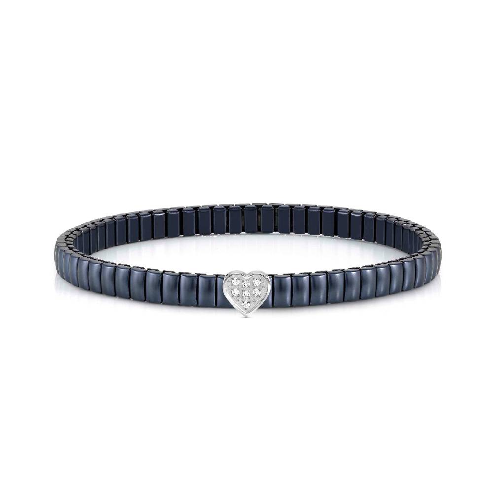 Nomination Bracciale Extension in PVD con Cuore Negozio online di fabbrica