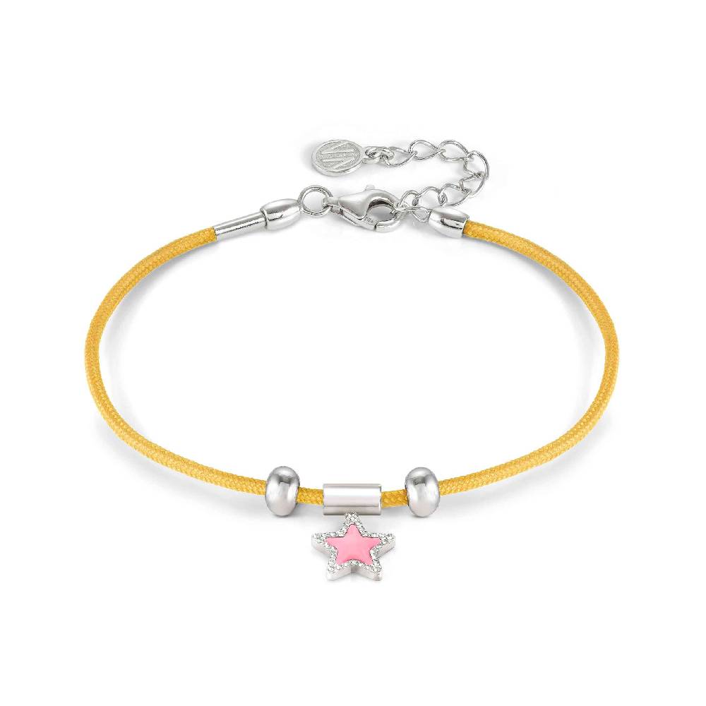 Nomination Bracciale SeiMia Giallo con Stella Fucsia