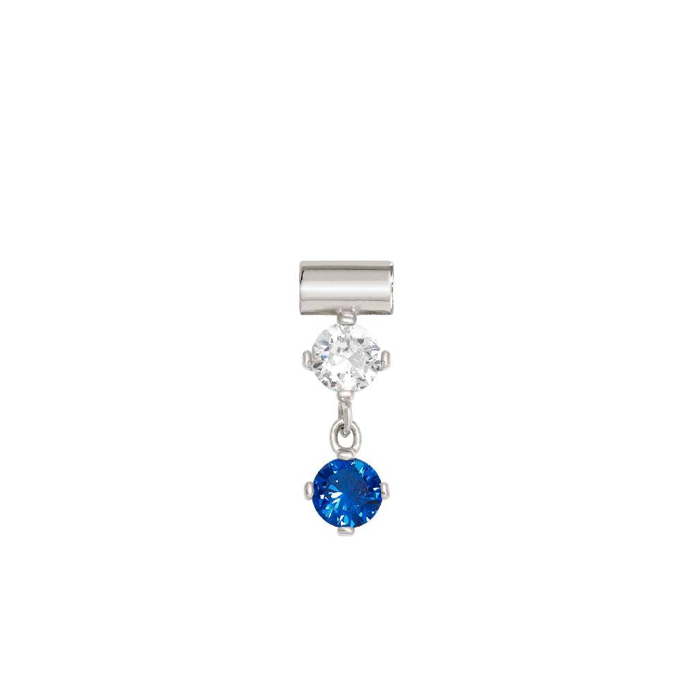 Nomination Ciondolo SeiMia con Cubic Zirconia Blu e Bianco