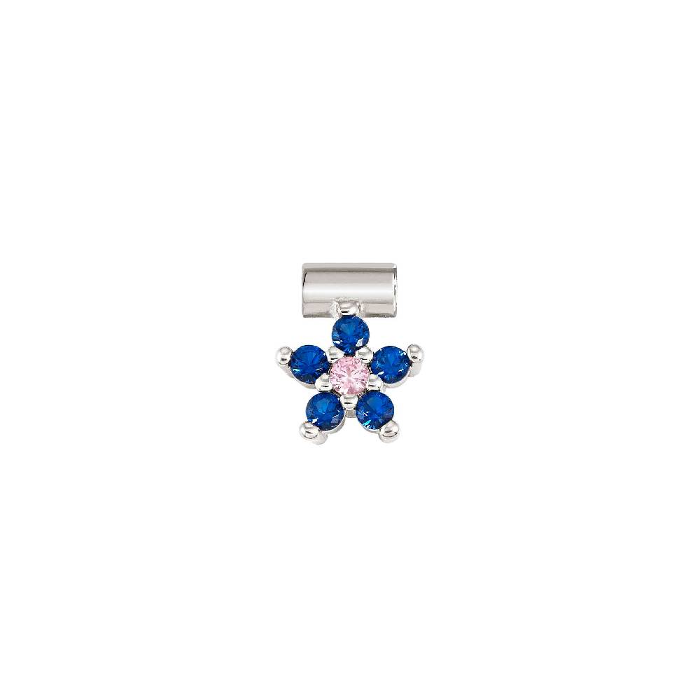 Nomination Ciondolo SeiMia fiore Blue e rosa con CZ 50% di sconto per tempo limitato