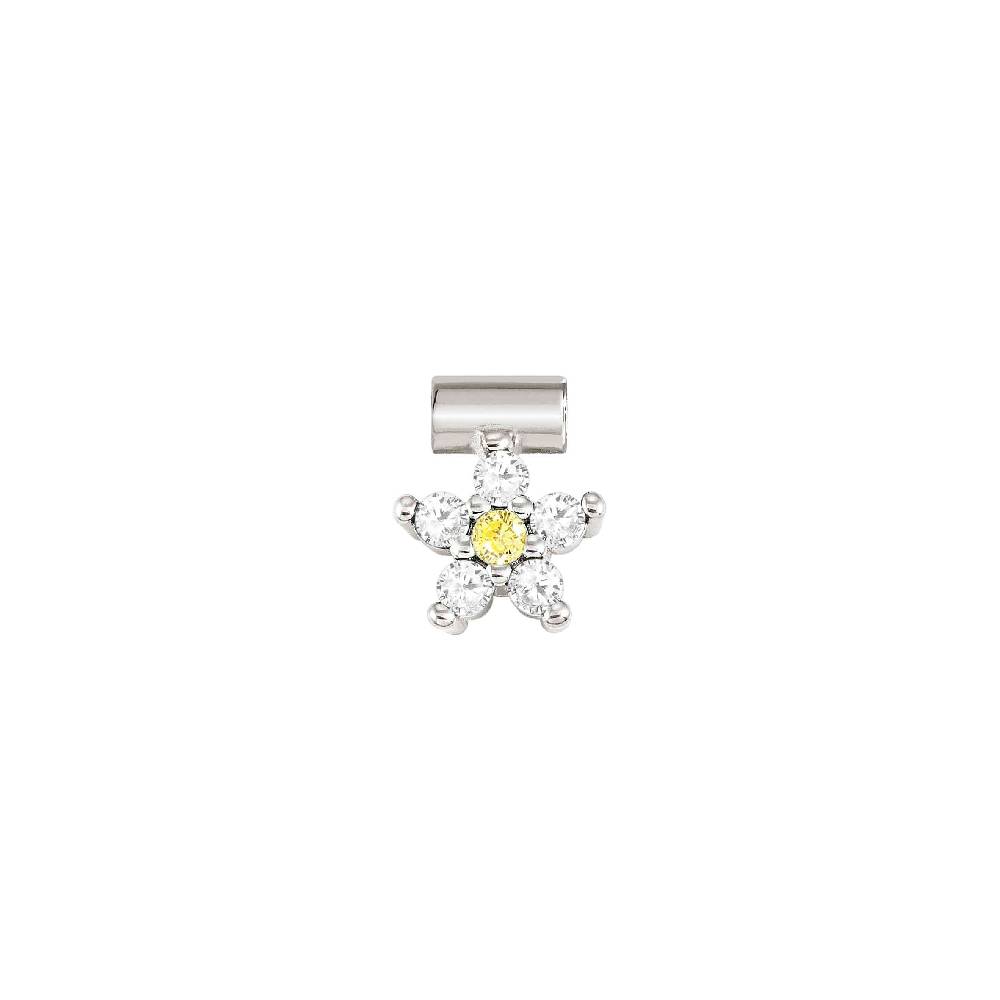 Nomination Ciondolo SeiMia fiore bianco con CZ