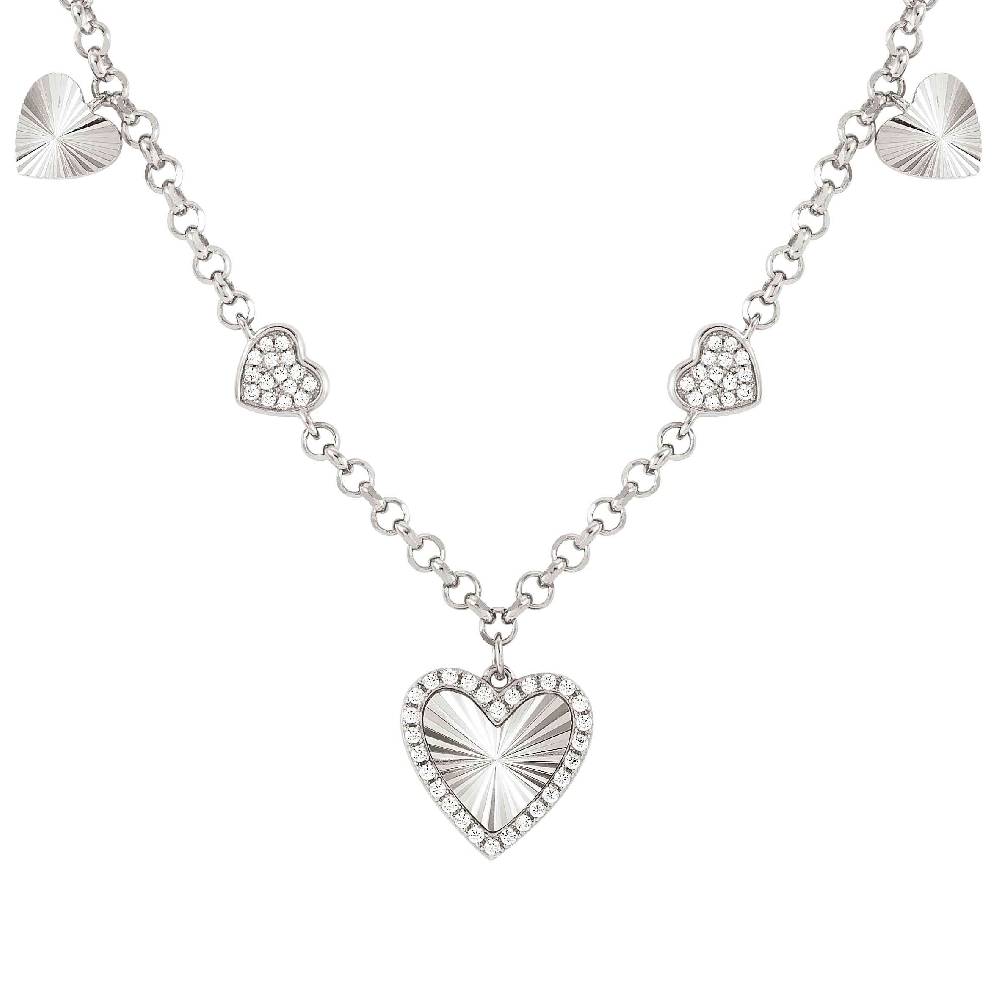 Nomination Collana TrueJoy con Cuori pendenti