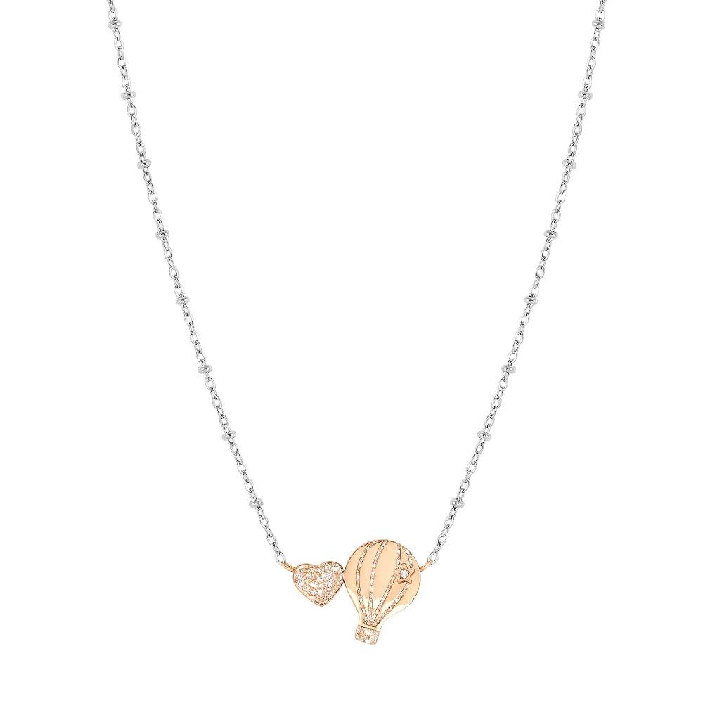 Nomination Collana Happyworld Mongolfiera e Cuore Vendita Calda
