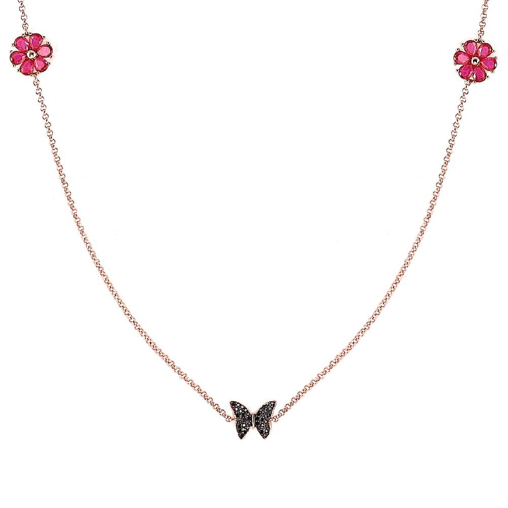Nomination Collana Lunga Sweetrock Nature Oro Rosa Negozio