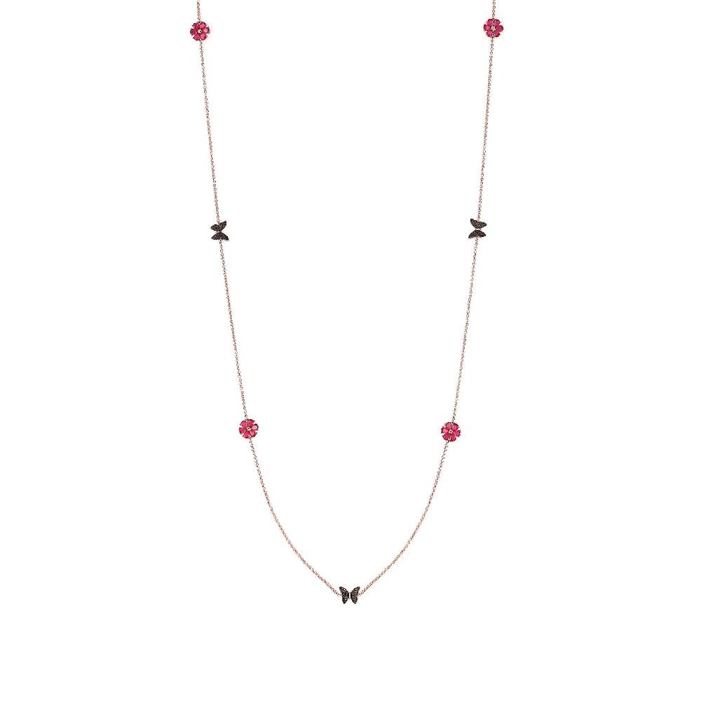 Nomination Collana Lunga Sweetrock Nature Oro Rosa Negozio