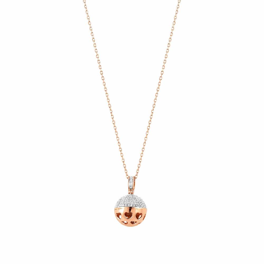 Nomination Collana New Born cuori oro rosa In Saldo