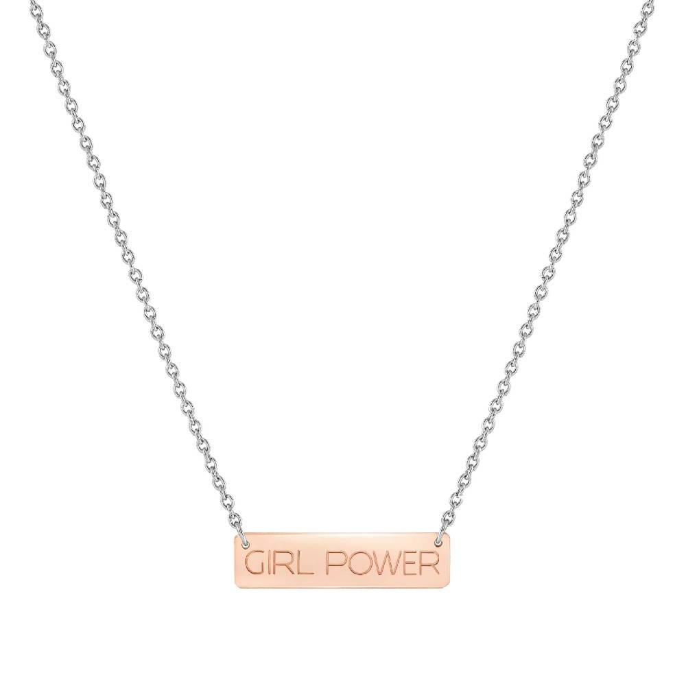Nomination Collana BELLA LA VITA con targa Il Potere delle Ragazze Flash Sale