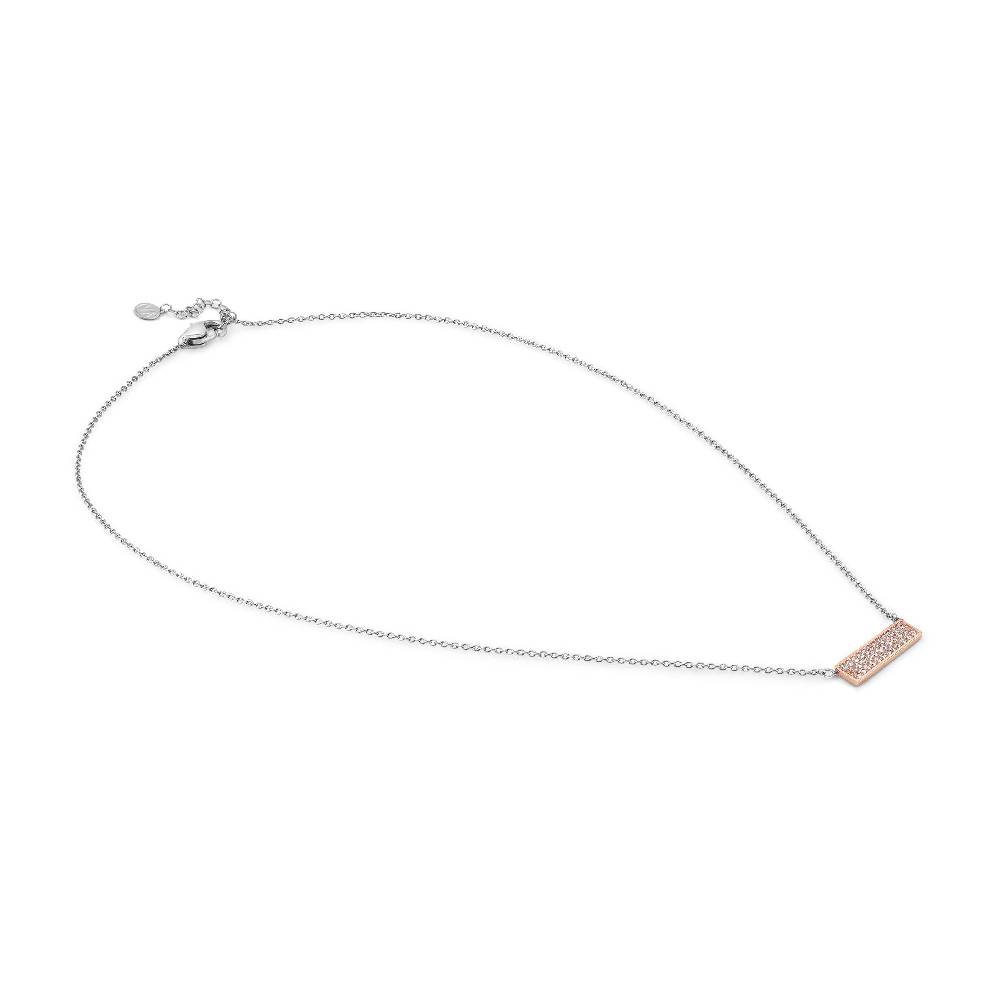 Nomination Collana BELLA LA VITA con targa in Pietre bianche Fornitura limitata