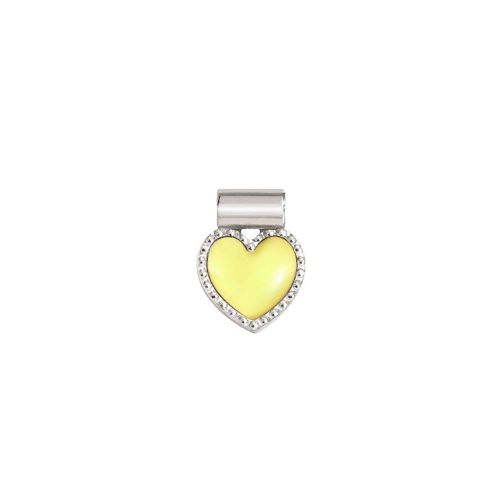 Nomination Ciondolo SeiMia Cuore Giallo diamantato