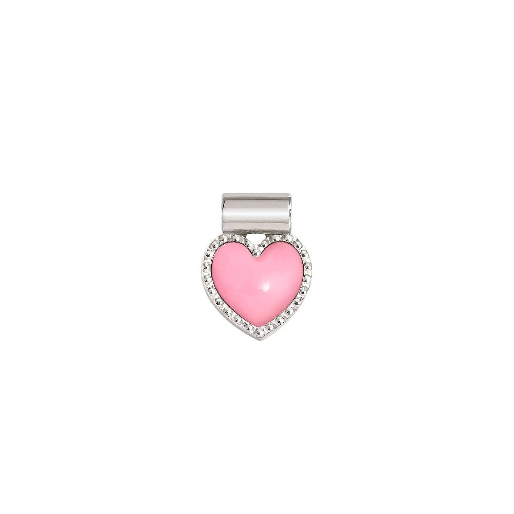 Nomination Ciondolo SeiMia Cuore Fucsia diamantato