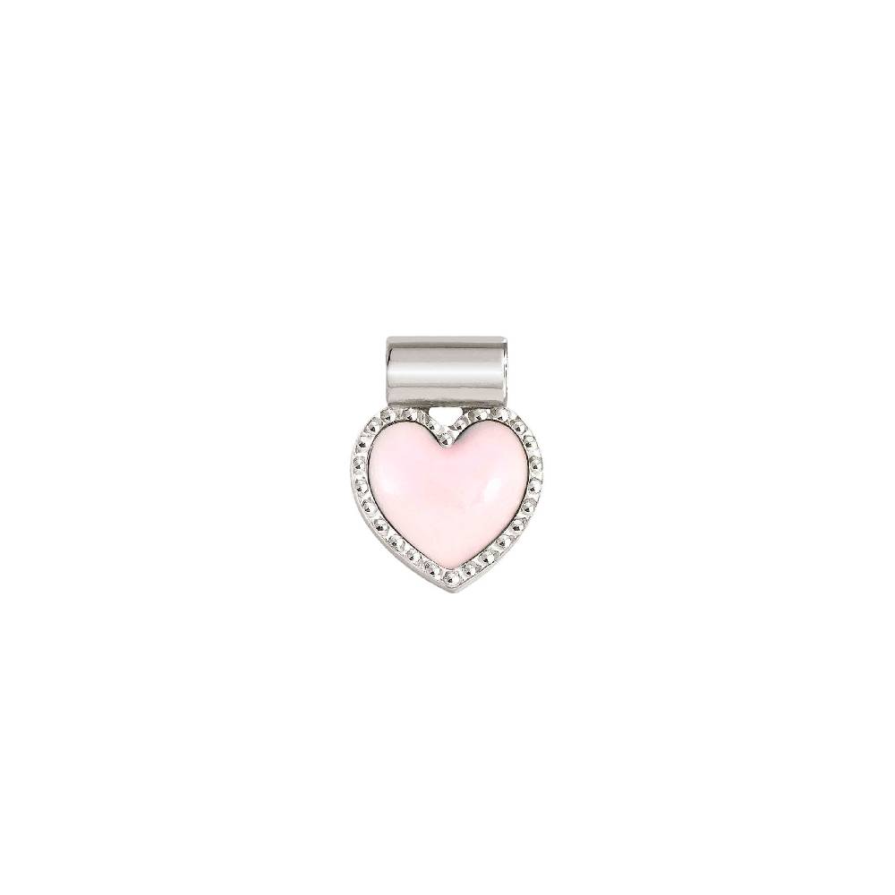Nomination Ciondolo SeiMia Cuore Rosa diamantato Smaltimento dello stoccaggio