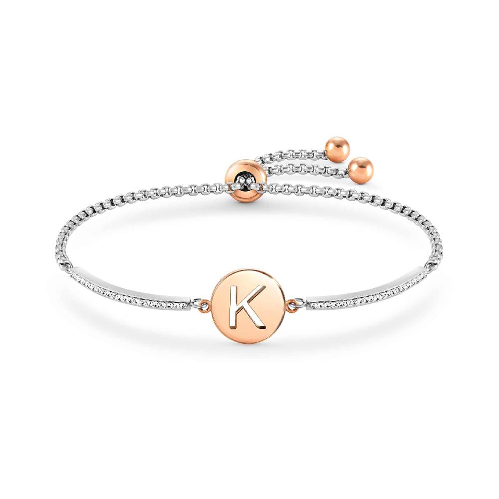 Nomination Bracciale Milleluci Lettera K in Acciaio Offerte esclusive