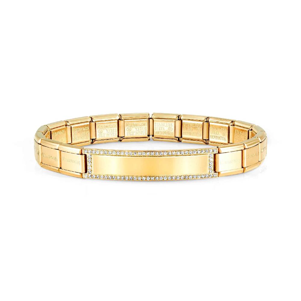 Nomination Bracciale Trendsetter Oro giallo con Placca Rilascio limitato
