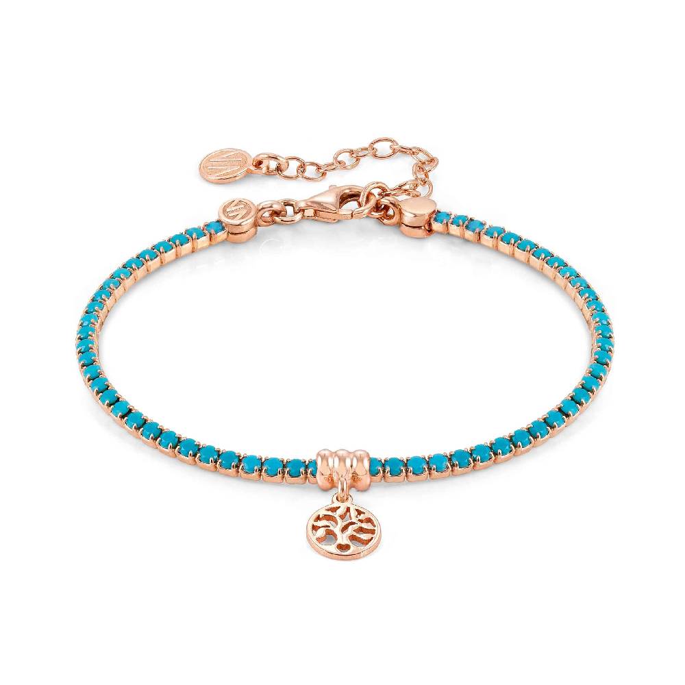 Nomination Bracciale Chic&Charm Albero della Vita e Zirconi turchesi