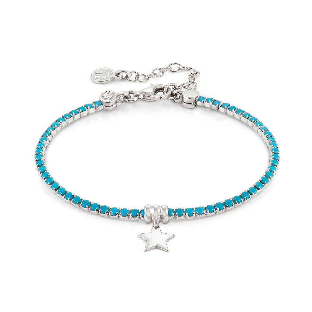 Nomination Bracciale Chic&Charm Stella e Zirconi turchesi